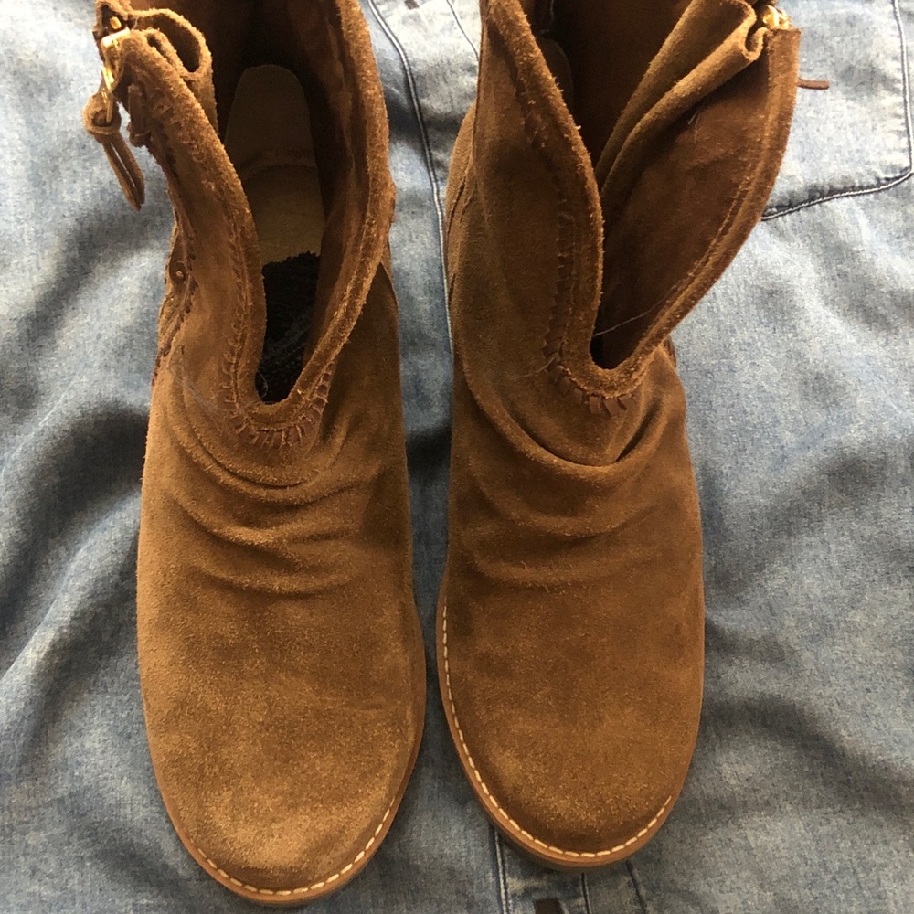 Latigo Dark Brown Ankle Booties - Picture 5 of 7